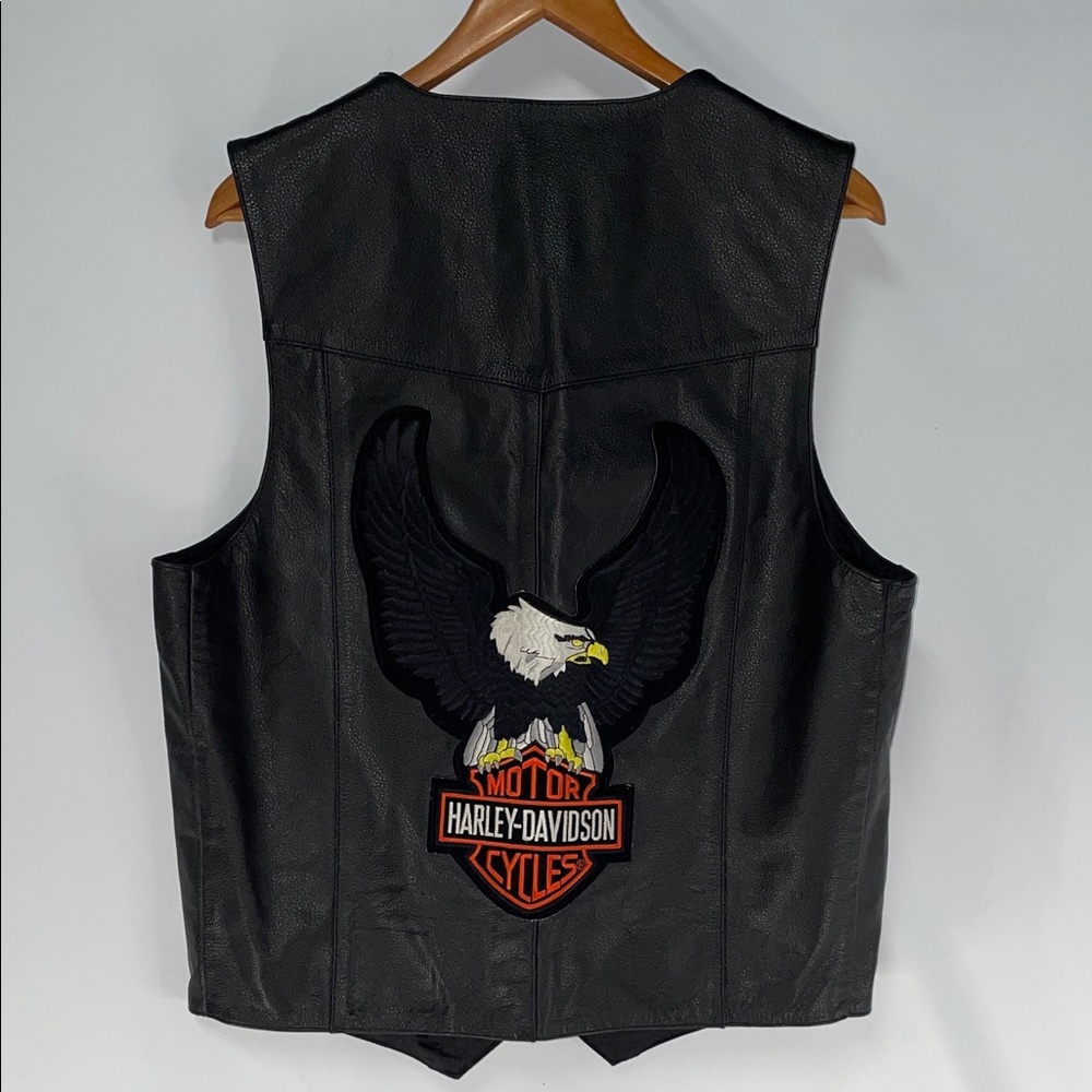 FMC GENUINE LEATHER MOTORCYCLE VEST FTL-01-040